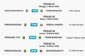 Persib Afc 2024 Jadwal